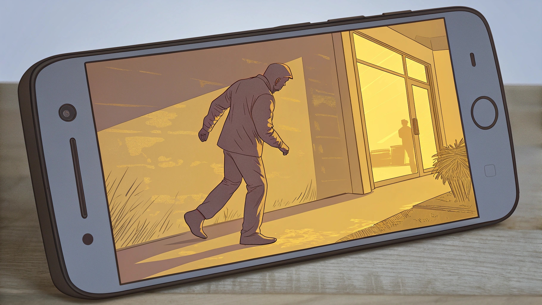 A smartphone screen showing the purple glow of an IR LED from a [hidden camera](https://www.reddit.com/r/hiddencameras/comments/1cyduez/locating_hidden_cameras_using_your_phone/)<sup id=