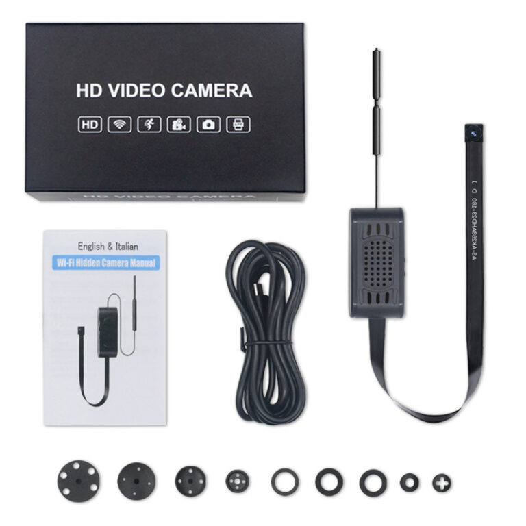 DIY-Friendly WiFi Camera Module: 30fps HD Streaming and 128GB SD Card Support
