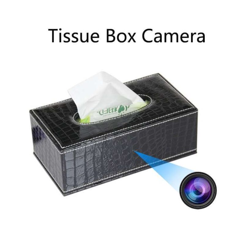 Discreet Hidden Tissue Box Camera with 1080P WiFi and Motion Detection