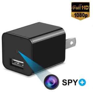 Covert WiFi Spy Camera USB Charger with 1080P HD Video and Remote Viewing