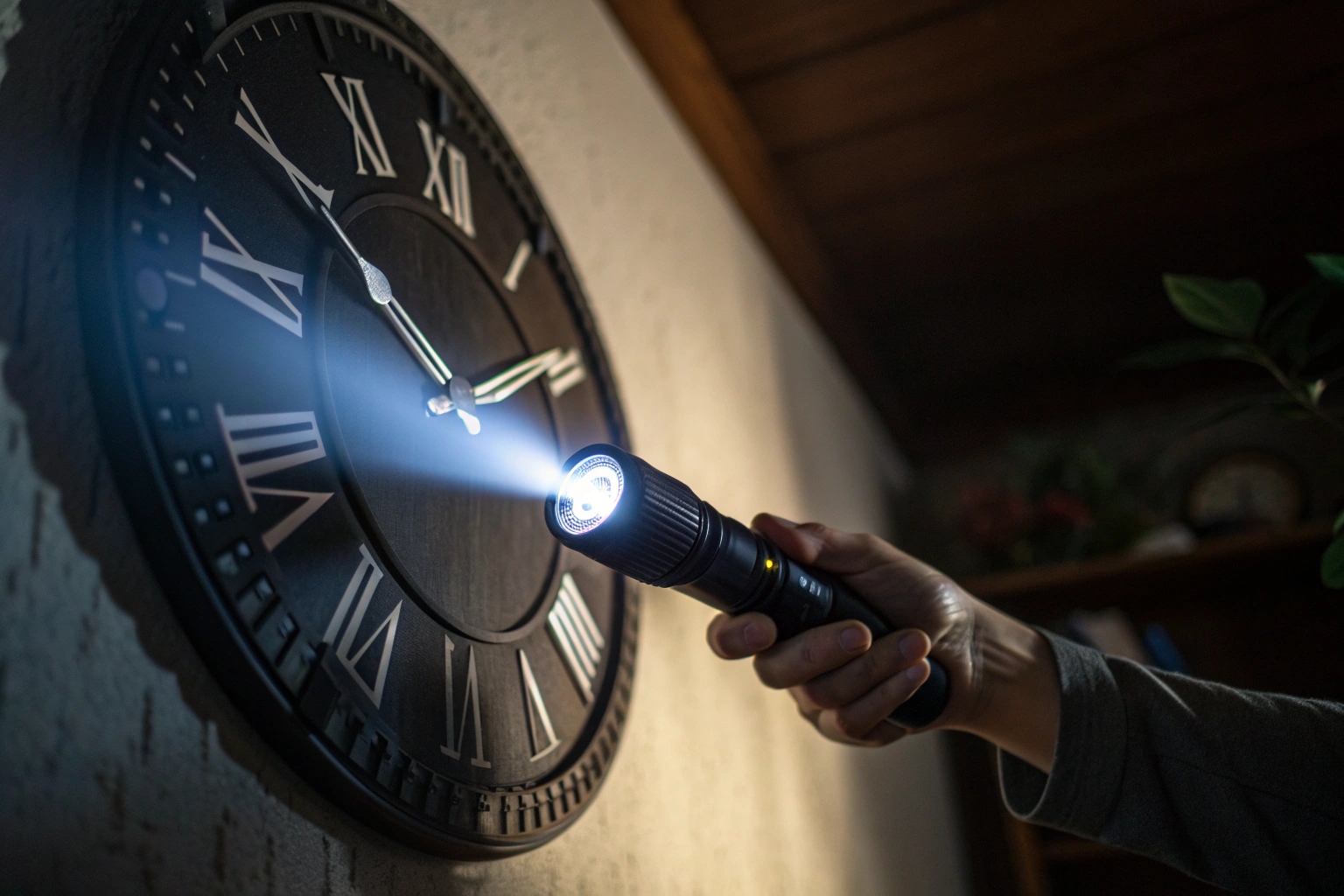 Detecting a hidden camera lens in a clock