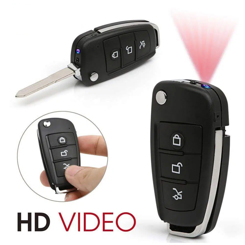 Car Key Type Security Camera 1080P HD 16M Night Vision Camera