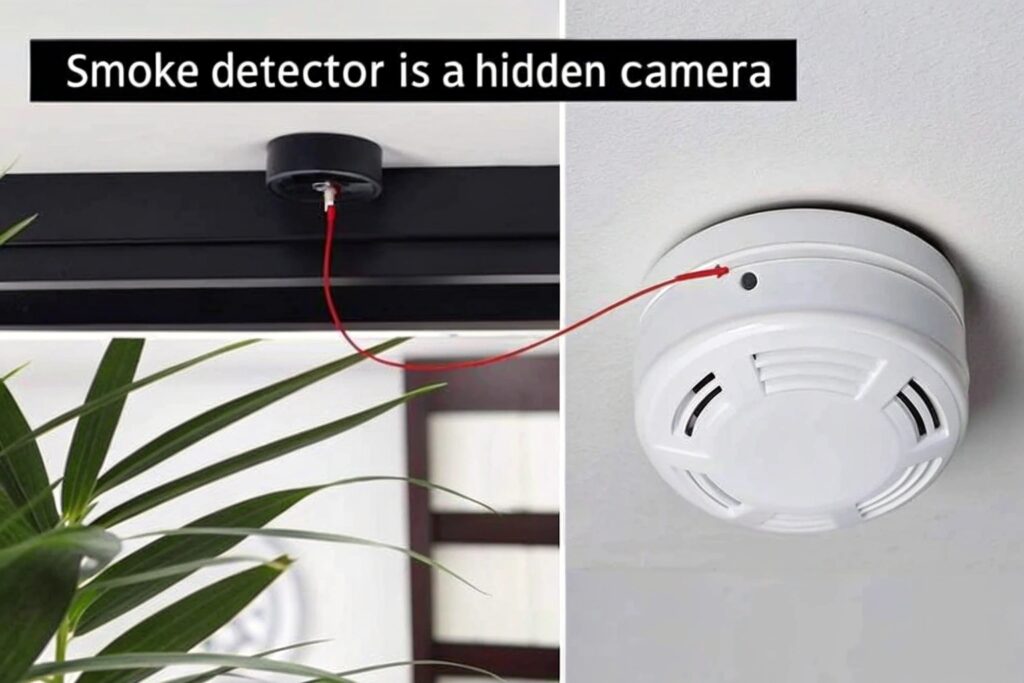 Come capire se un rilevatore di fumo è una telecamera nascosta?
