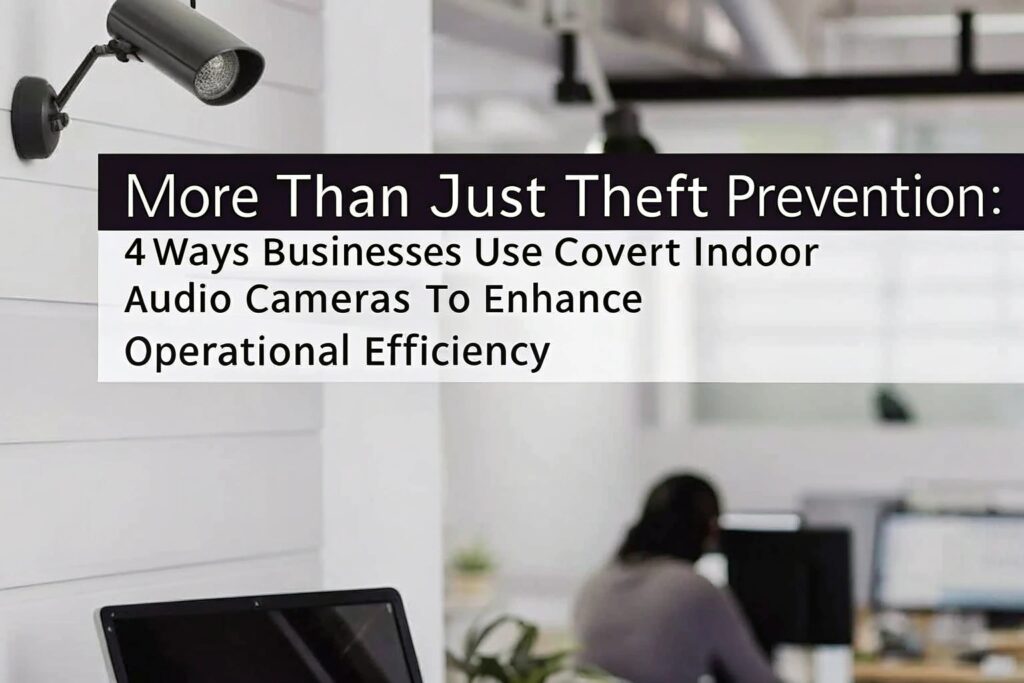 More Than Just Theft Prevention: 4 Ways Businesses Use Covert Indoor Audio Cameras to Enhance Operational Efficiency