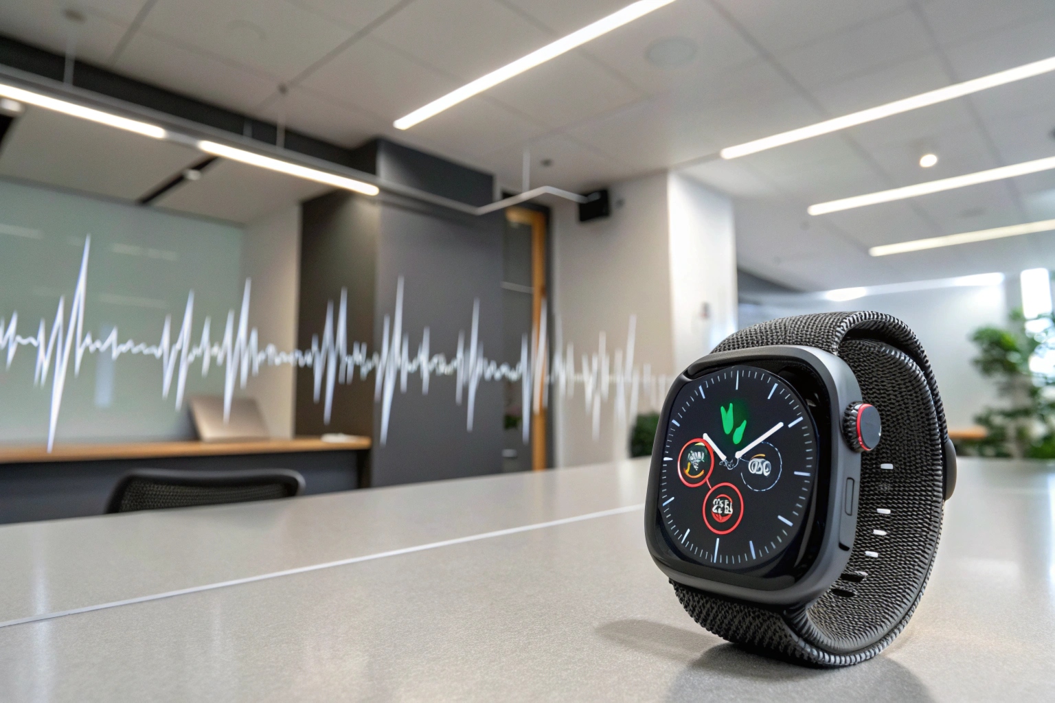 Un enregistreur vocal placé à côté d'une pièce de monnaie pour donner une idée de l'échelle.