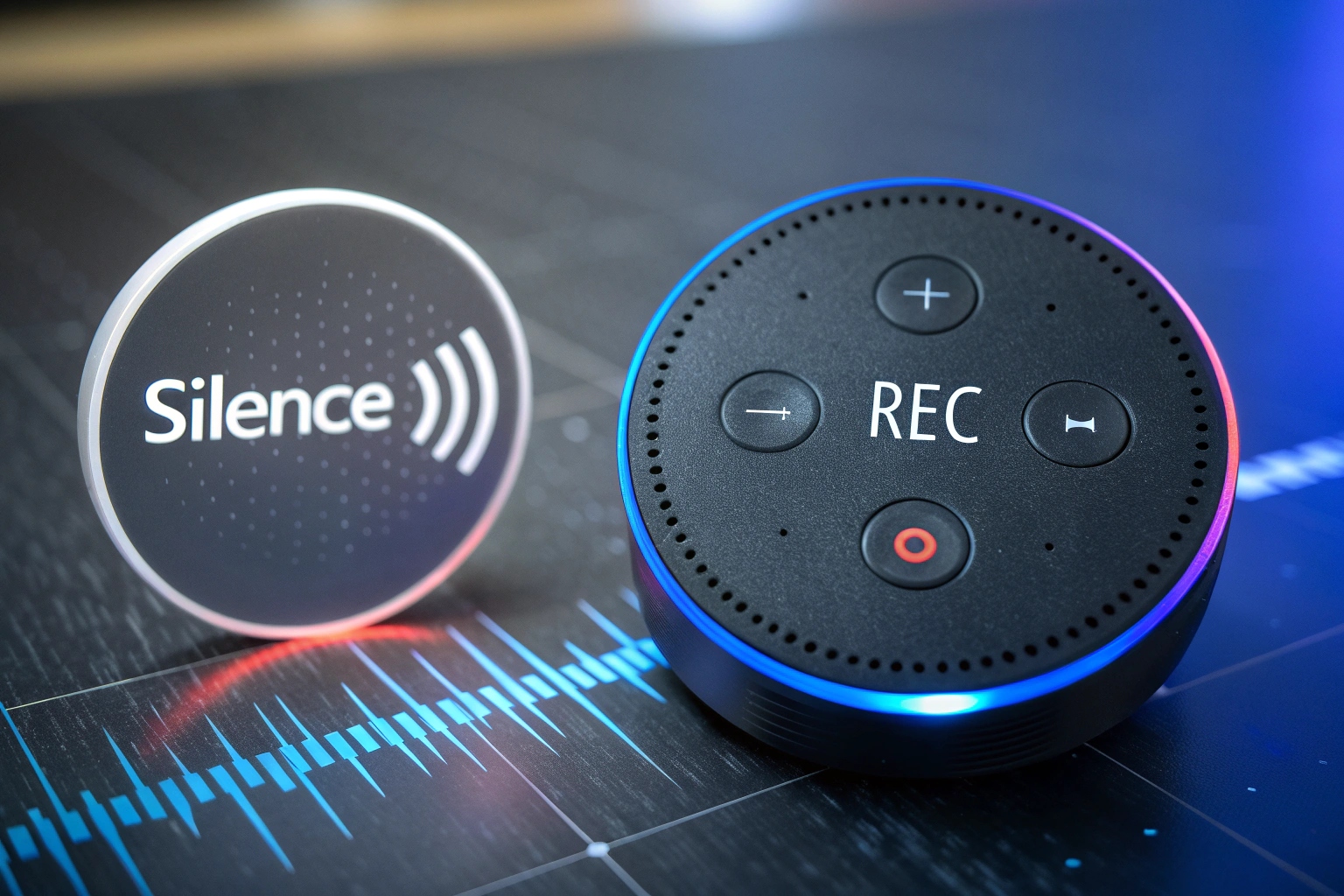 Visualisation des ondes sonores déclenchant un appareil d'enregistrement