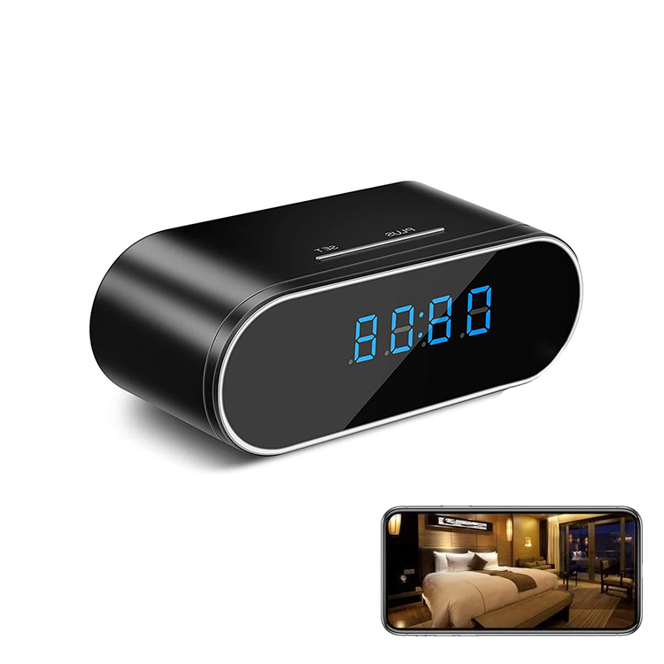 OEM/ODM Security Home Camera Night Vision WiFi Video Spy Clock Camera