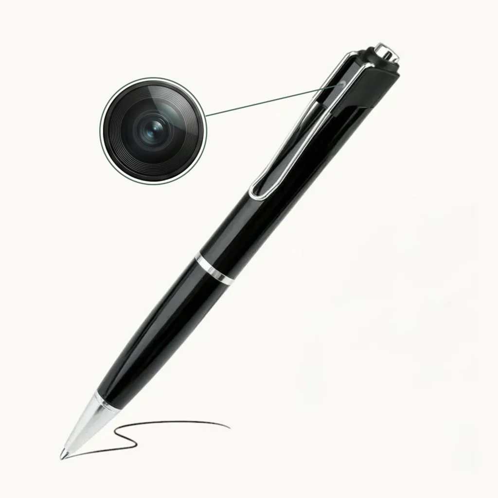 Stylo caméra espion caché 1080p avec photo et audio 12 MP (W9)