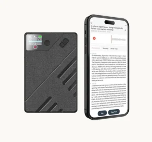 AI Voice Recorder for Instant Transcription & Smart AI Notes (A5)