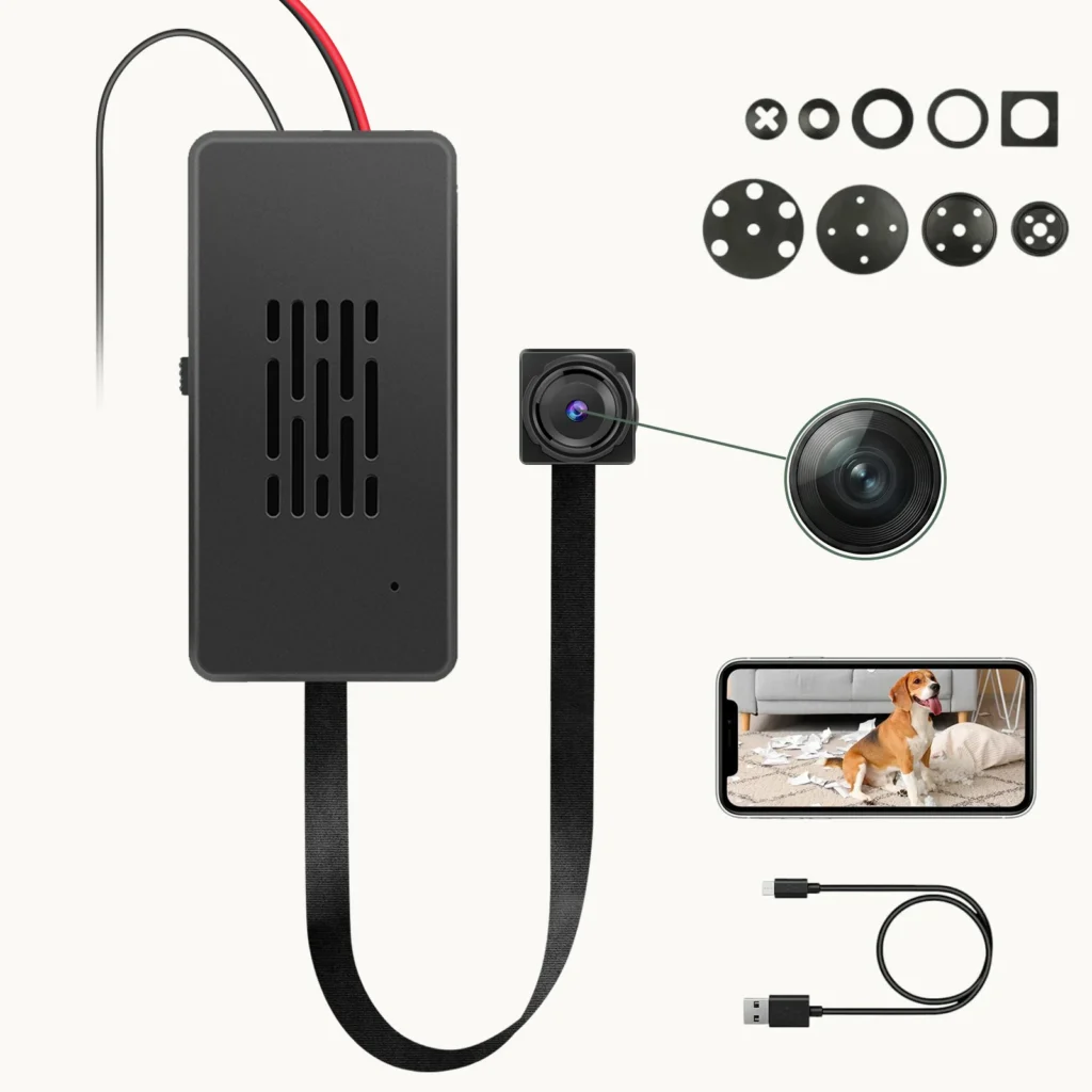 DIY Hidden Spy Camera Kit | 4K/1080P WiFi Module with Night Vision