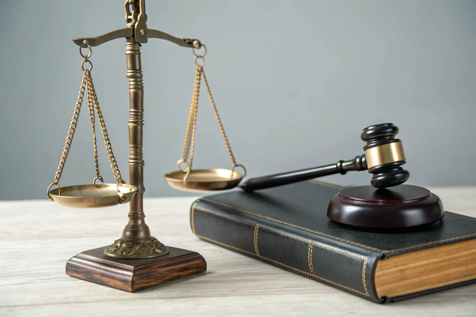 A split image showing a gavel on a law book on one side, and a person discreetly holding a small voice recorder on the other.