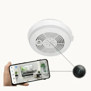 1080P WiFi Smoke Detector Hidden Camera with Night Vision