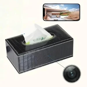 Discreet Hidden Tissue Box Camera with 1080P WiFi and Motion Detection