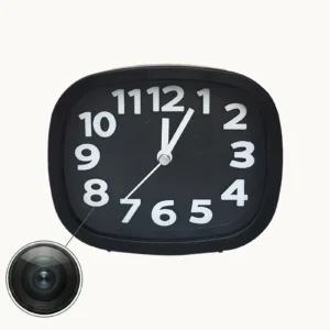 Hidden Spy Camera Alarm Clock with 1080P WiFi & Night Vision