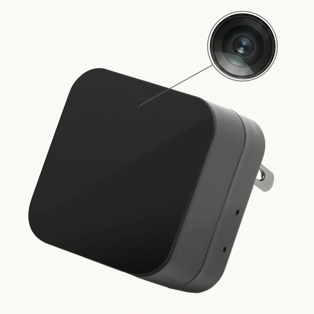 Discreet WiFi Wall Socket Spy Camera with Remote App View & Motion Detection
