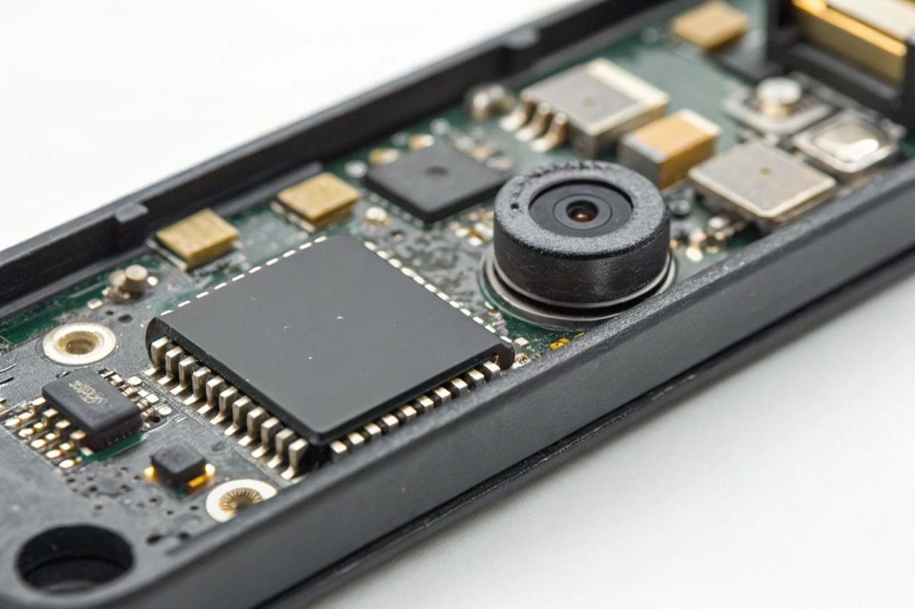 Componenti interni penna telecamera