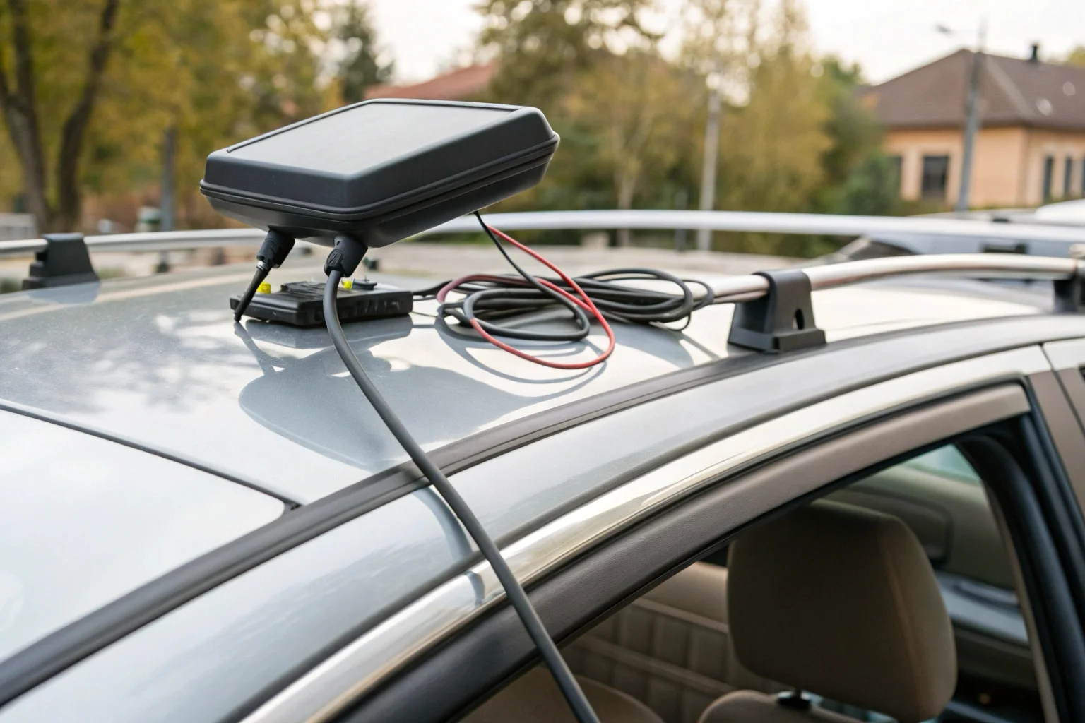 Installing a magnetic GPS tracker