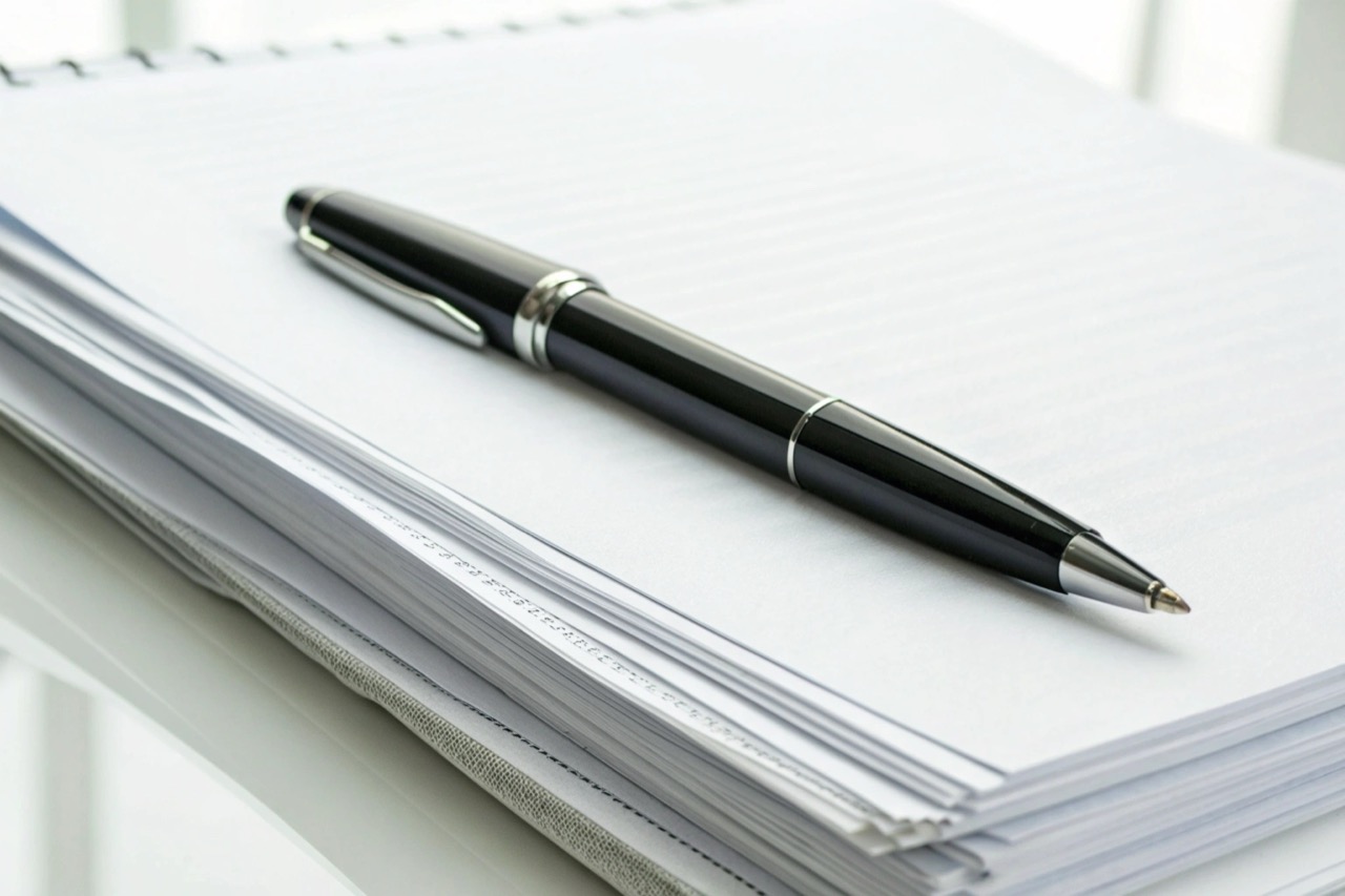 A digital voice recorder placed next to a CE certification compliance document