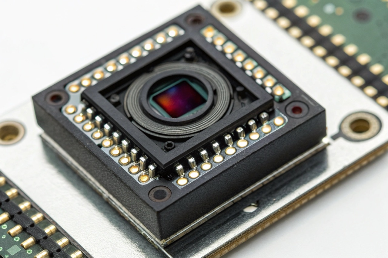 Macro di un sensore di immagine per telecamera nascosta e lente IR