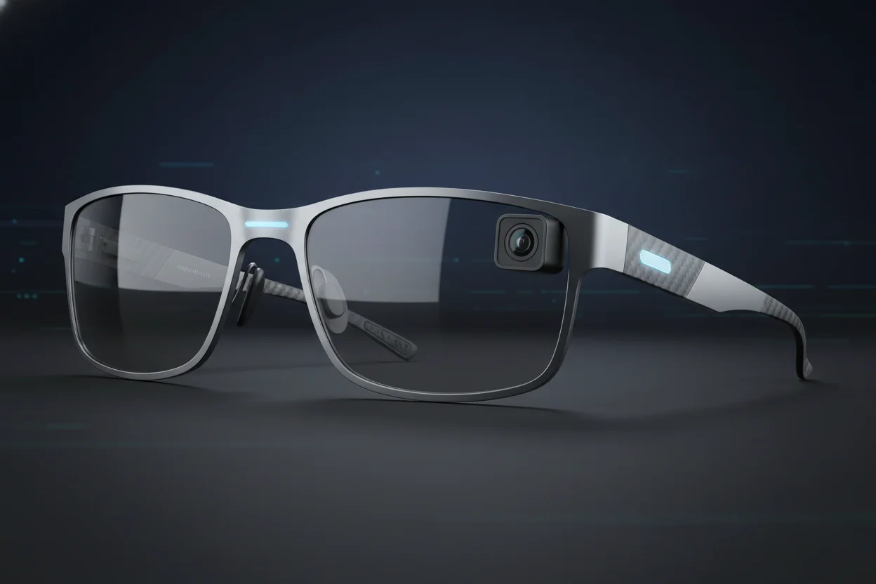 Smart surveillance glasses with discrete video capabilities