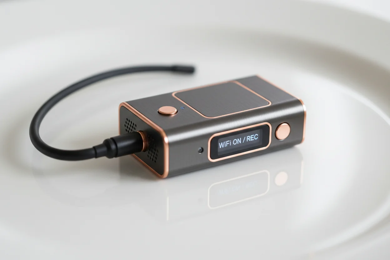 Micro registratore vocale grande quanto un pollice con modulo wifi