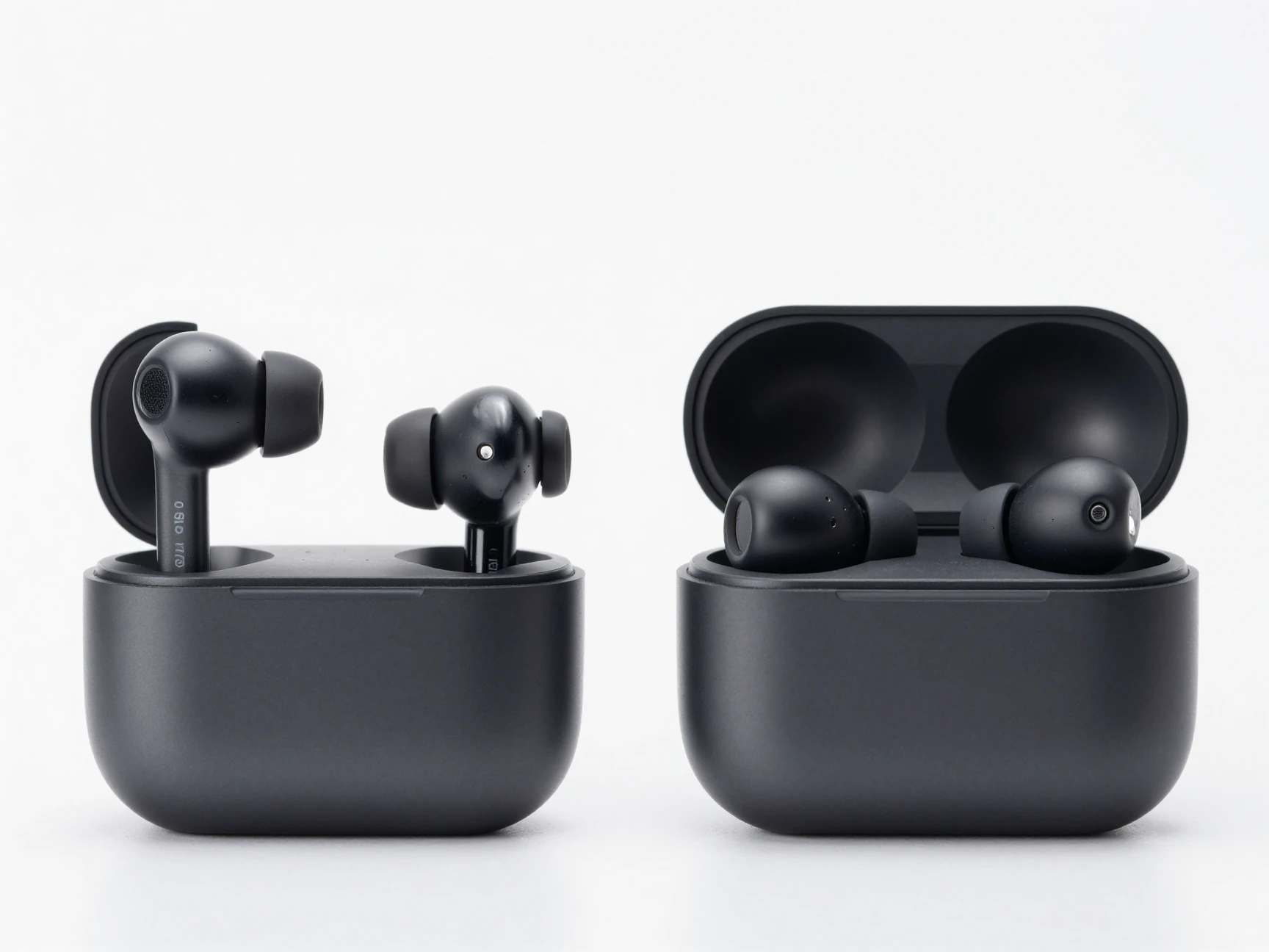 Confronto dimensionale tra auricolare tradizionale e covert