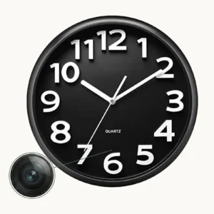 Cámara de reloj de pared WiFi profesional con opciones 4K y visión nocturna