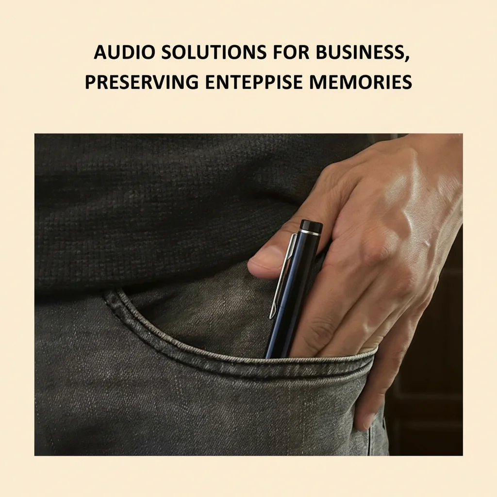 Digital voice recorder pen 192kbps HD audio recorder