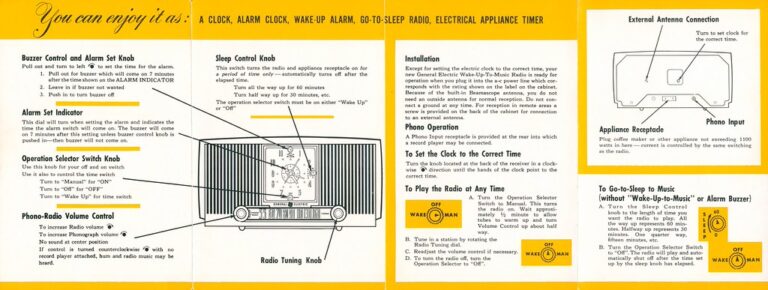 Bedside Clock Radio Camera — 1080p